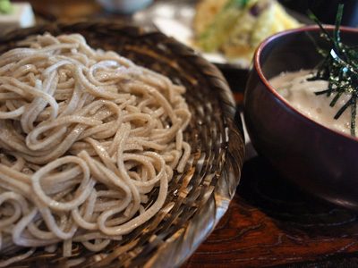 あまりに暑いので、冷たいお蕎麦を食べに行って来た。