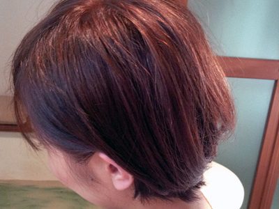 秋のイメージチェンジに！新色ヘアカラー、ローズカッパーでカット＆カラー。