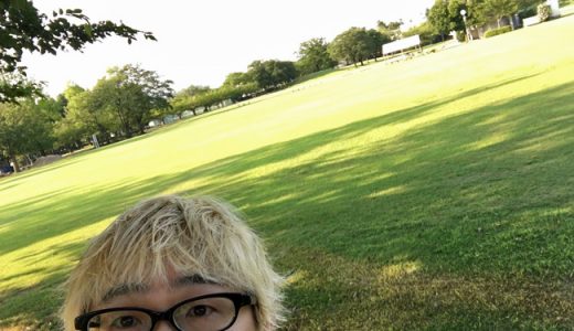 早朝の粟津公園が最近のお気に入り。気持ちいいです。