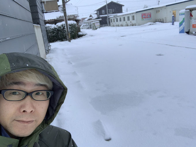 駐車場の除雪